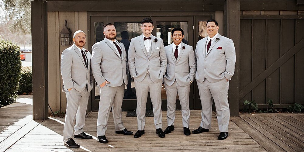 Best dressed shop groomsmen